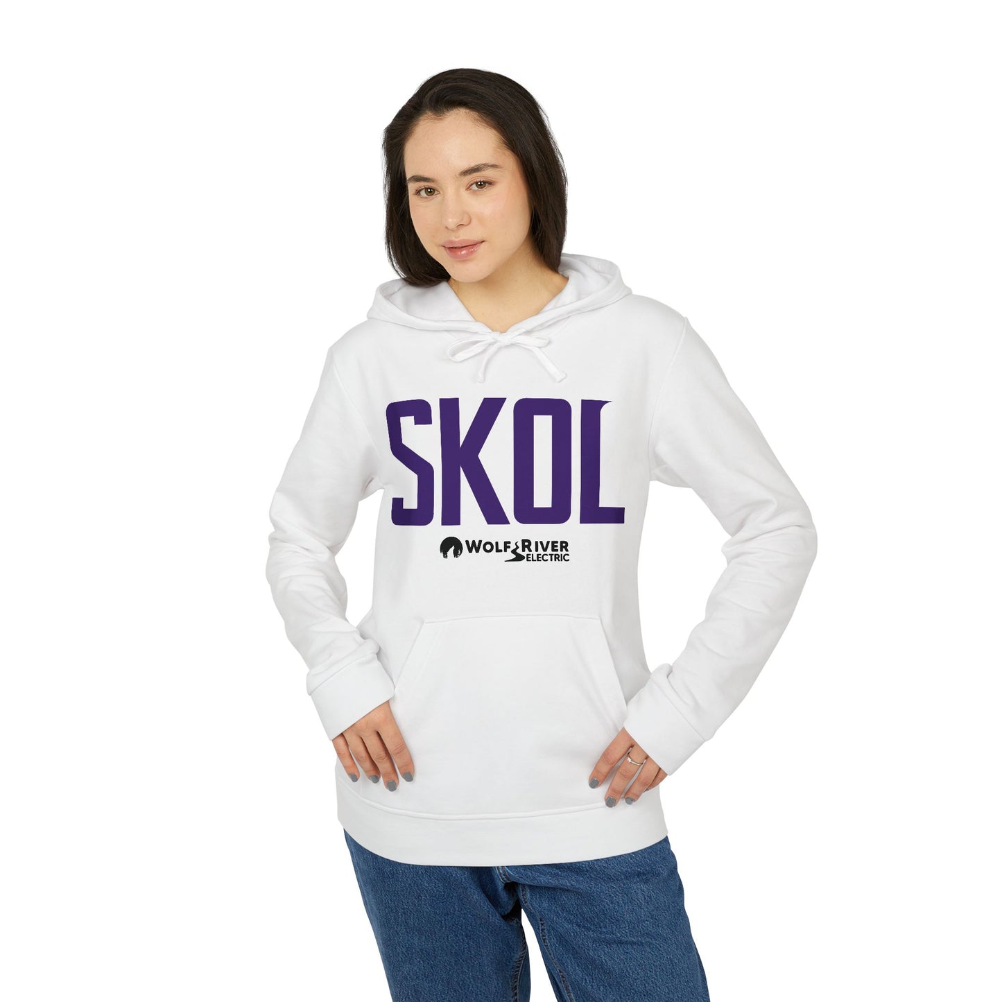 SKOL adidas Unisex Fleece Hoodie