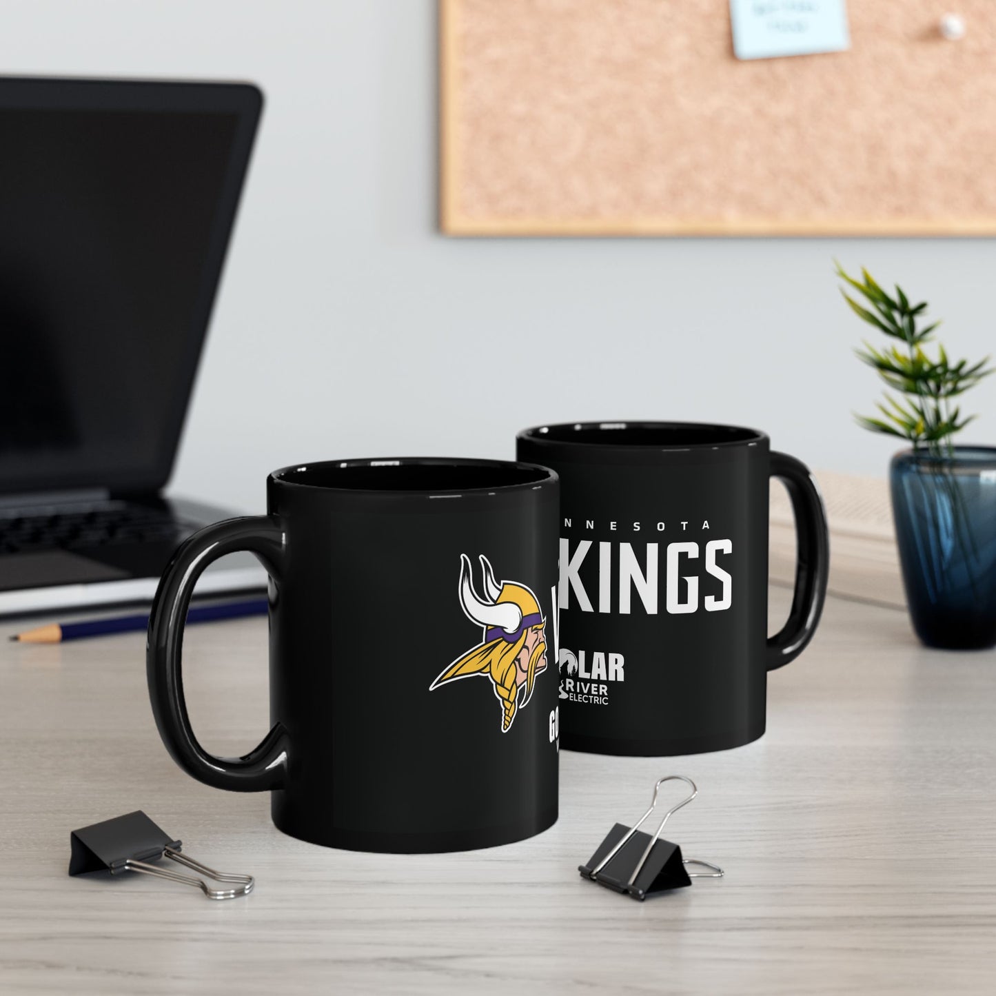 Black Mug Minnesota Vikings x WRE (11oz, 15oz)